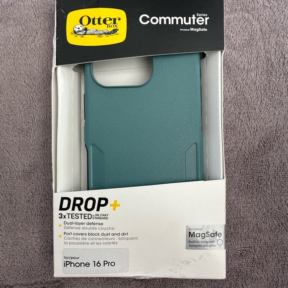 OtterBox Commuter Case for iPhone 16 Pro - Blue - Picture 1 of 2